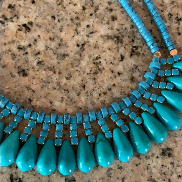 Beautiful Anthropologie turquoise necklace - Picture 3 of 4